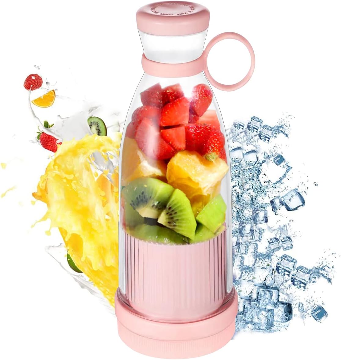 SmoothieGo - Portabel flaska med inbyggd mixer